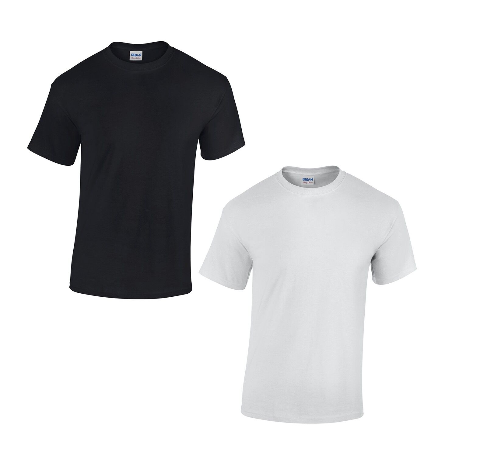 Men's Plain 100% Cotton Blank T-shirt Gildan Various Colour sizes S ...