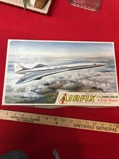 Craftmaster Airfix Model Airplane Kit Concorde 1/144 Air France Vintage 
