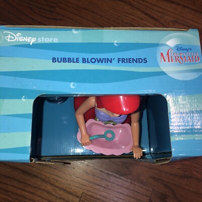 Disney The Little Mermaid ARIEL Bubble Blower Machine In Box W