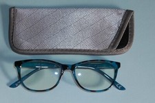 Youth Foster Grant Elena Blue Cover Blue Blk Tortoise Digital Glasses Unisex 1