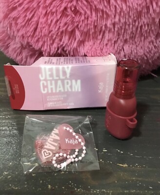 KAJA JELLY CHARM Lip & Blush Glazed Keychain Stain **CHOOSE SHADE** NEW G