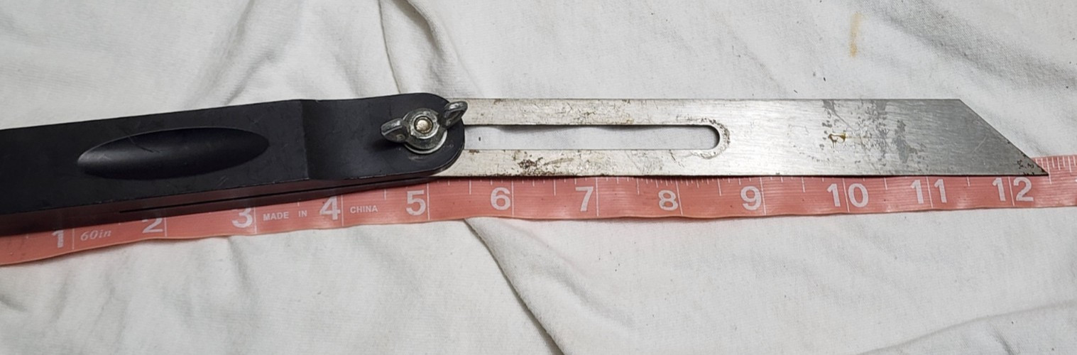 Vintage Stanley No. 46-825 8" 12" Sliding T - Bevel Square