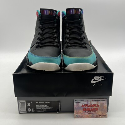 Size 8.5 - Air Jordan 9 Retro Dream It, Do It Black Purple Leather