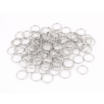 100Pcs 16mm Diameter Split Key Ring Chain Keyring Keychain Loop