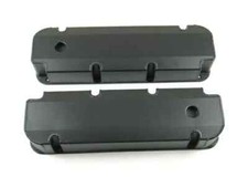 Big Block Ford 429 460 Fabricated Aluminum Valve Covers Black Lincoln Return