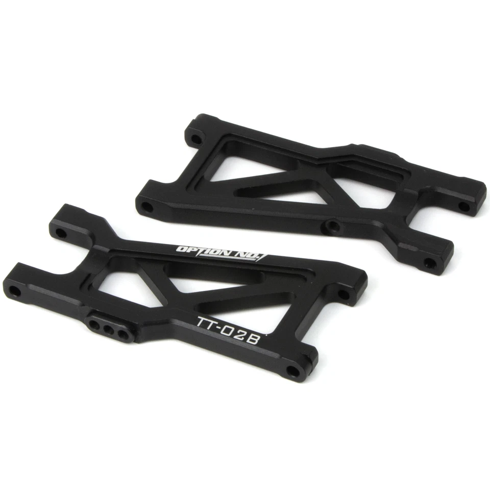 Juego de brazos oscilantes inferiores traseros de aluminio para coche RC (L/R) para piezas de actualización Tamiya TT-02B Foto 3 de 4