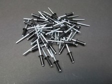 Vintage Snowmobile FOR Merc Mercury Black Rivets 50pcs 1/8 NEW