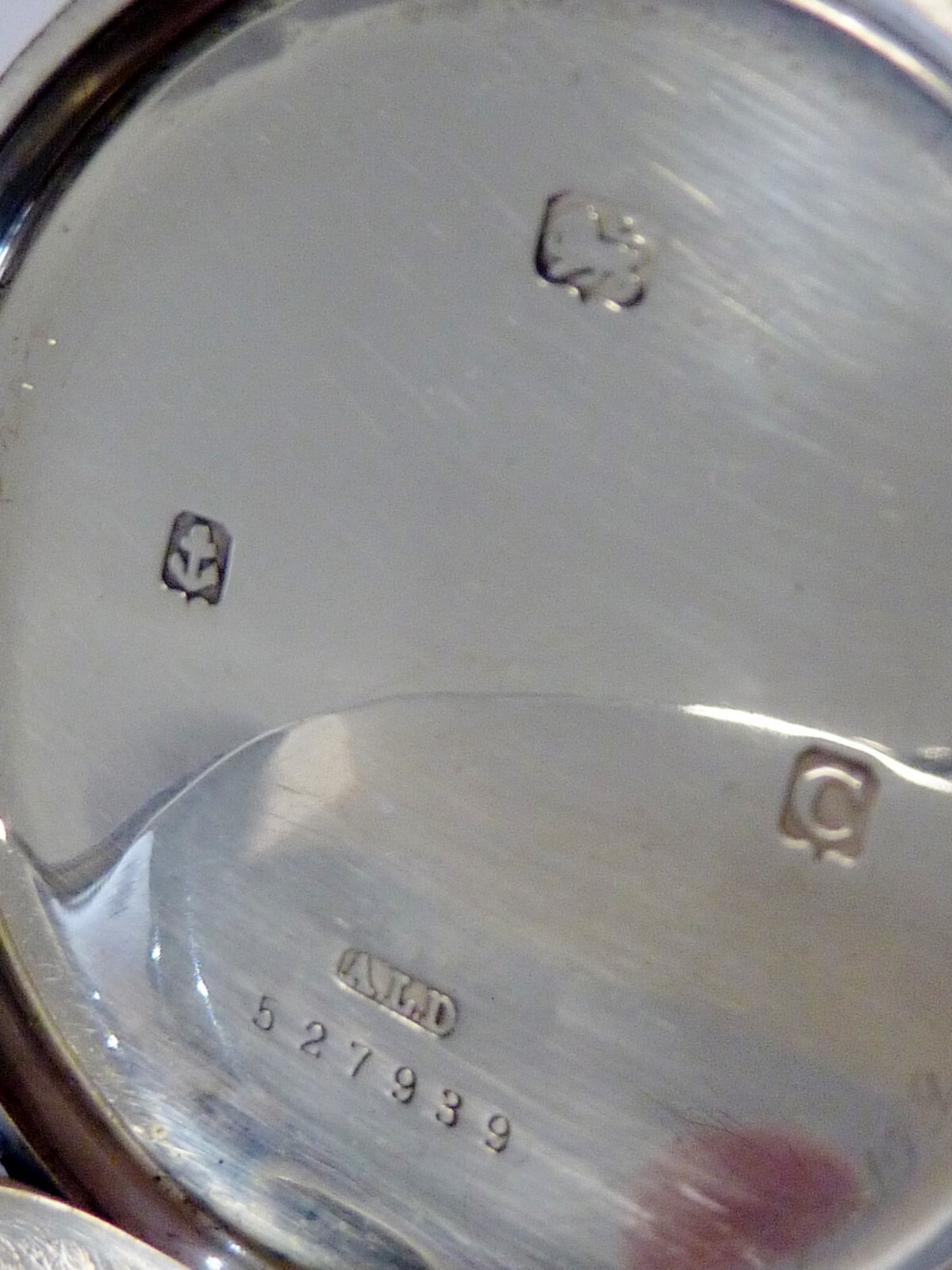 ANTIQUE STERLING SILVER case B'ham 1927 RAND hunter POCKET watch repair