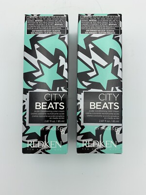 2 REDKEN City Beats HIGH LINE lime GREEN   Dye   Color