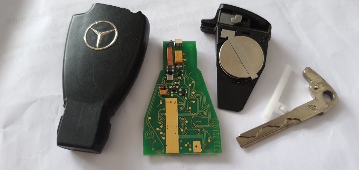 MERCEDES Smart Remote Key Fob MARQUARDT CTU20003R666 pcb 