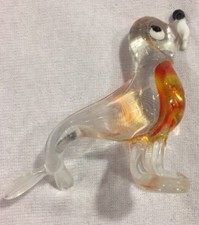 Glass Walrus Figurine