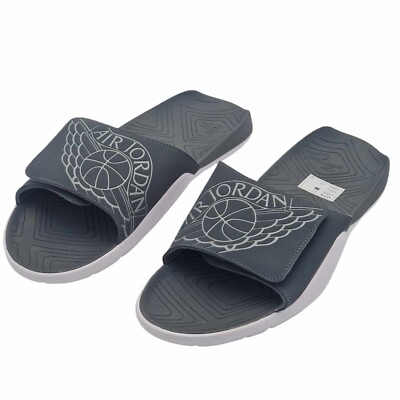 Herren UK 16 Nike Air Jordan Hydro 7 Slides - Smoke Grey AA2517 002 EUR 51,5 US 17