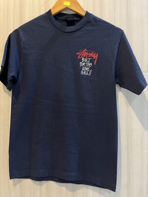 Vintage 90's Stussy Built For The Long Haul Old Skate Vintage 90's Stussy Built For The Long Haul Old Skate