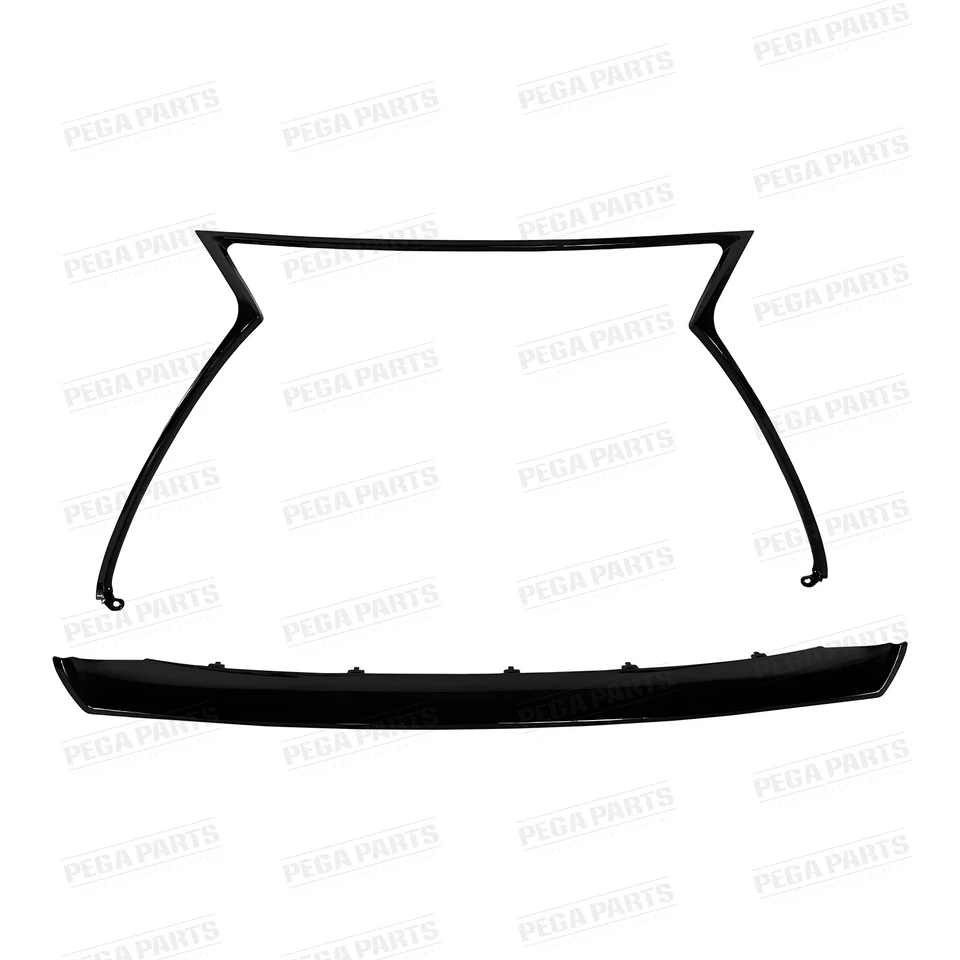 For 2017-2019 Lexus IS300 IS350 F Sport Front Upper Lower Grille Glossy Black Foto 2 de 4