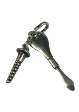 Pendente In Argento 925 Cacciavite Argenteria Artigianale Made in Italy 