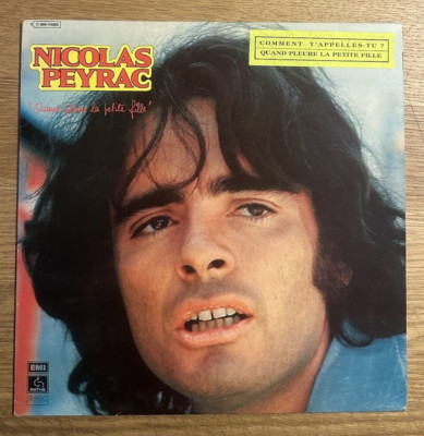 LP - Nicolas Peyrac   Quand Pleure La Petite Fille - Pop - Chanson - 1976