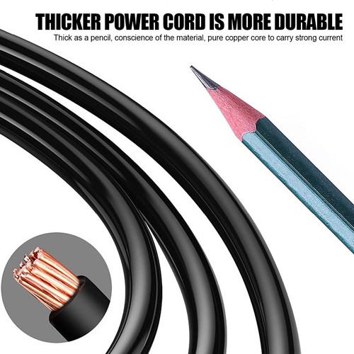 3 Socket Car Charger Cigarette Lighter Splitter USB C Fast Charge Adapter Outlet - Picture 8 of 12