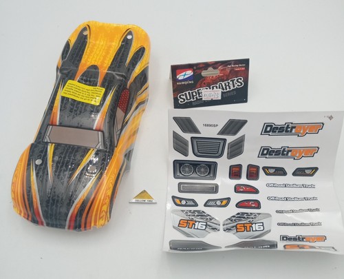 HBX Hailboxing 16890 A RC Truck 4 Post Body Orange M16075 Ships FREE US Seller - 第 7/9 張圖片