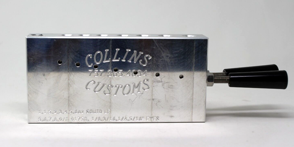 Saltwater Collins customs 1 to 6 oz squid LF jig mold | eBay