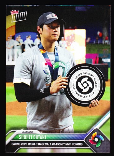 Shohei Ohtani Angels Team Japan World Baseball Classic MVP 2023 Topps NOW WBC-73