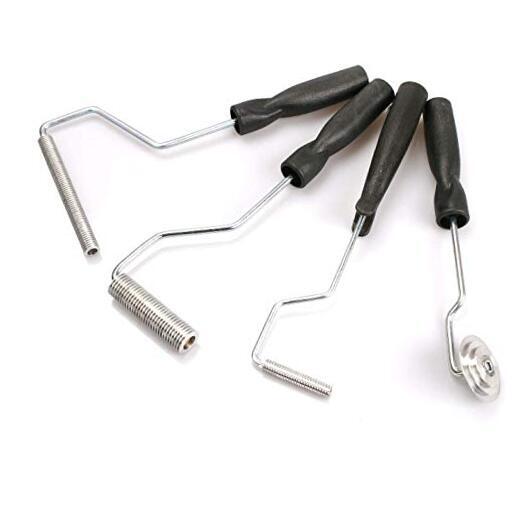 Fiberglass Roller Tools Kit, 4Pcs Bubble Paddle Tool Fiberglass Resin