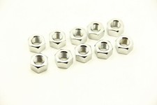 Bicycle Bike Axle Nuts Hub Nuts 3/8 x 26tpi Chrome 10pc
