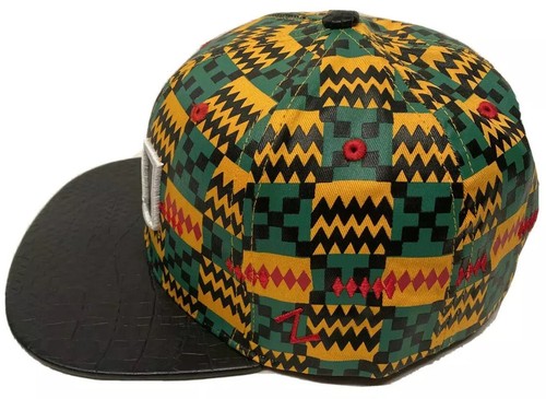 Zephyr NCAA Miami Hurricanes "Zukente" Flat Bill Strap-back Hat NEW WITH TAGS - Picture 2 of 7