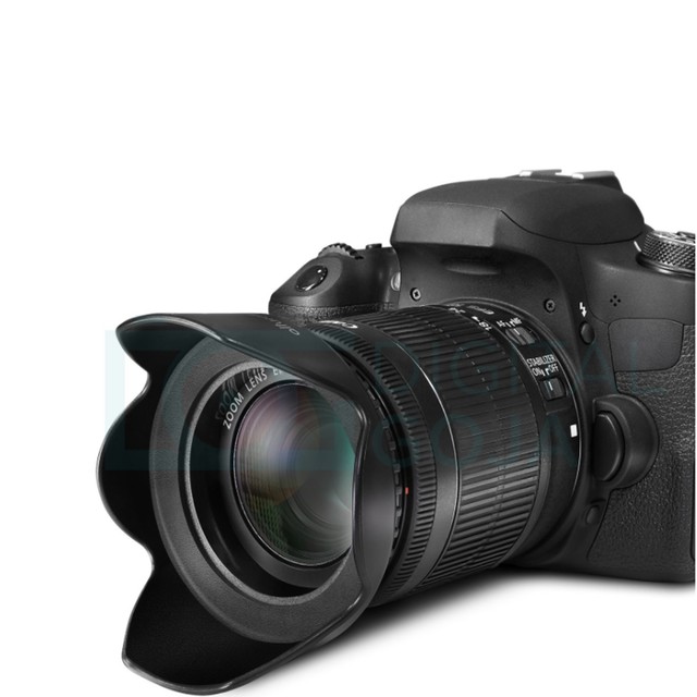 58MM Lens Hood for Canon Rebel T7 T7i T6i T6 T6s T5i T5 T4i T3i SL3 SL2