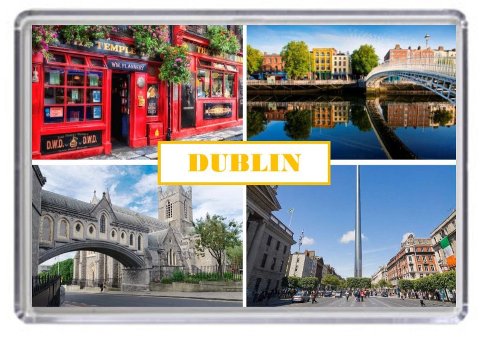 Dublin Fridge Magnet 03