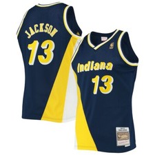 Indiana Pacers Mark Jackson #13 Mitchell & Ness Navy 1996/97 NBA Swingman Jersey