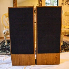 Grandpa 1987 Vintage Onkyo 2 Speakers S-60 12" 4 Way Speaker System