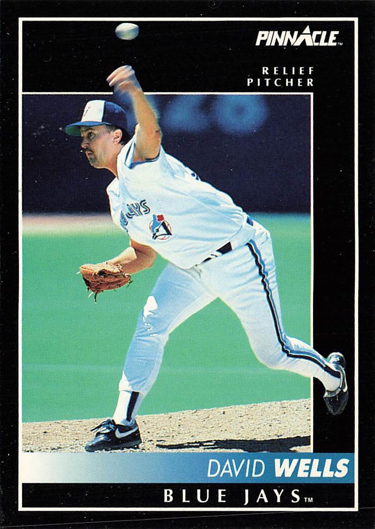 1992 Pinnacle #431 David Wells Toronto Blue Jays