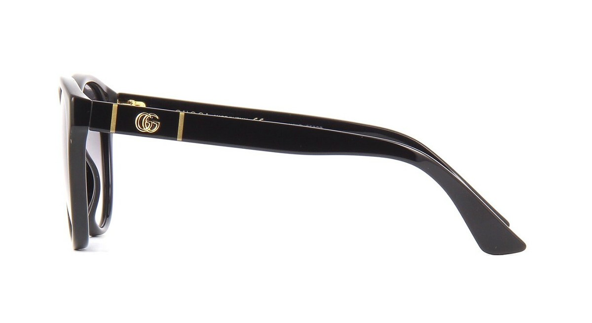 NEW GUCCI EYEGLASSES BLACK GREY WOMEN EYEWEAR GUCCI GG0631S 001 Gucci Sunglasses GG0631S 001 Black - eye-oo.com main image 4