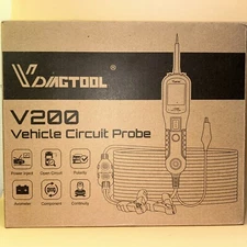 12V 24V Automotive Power Scan Car Circuit Tester Electrical Power Probe Kit V200