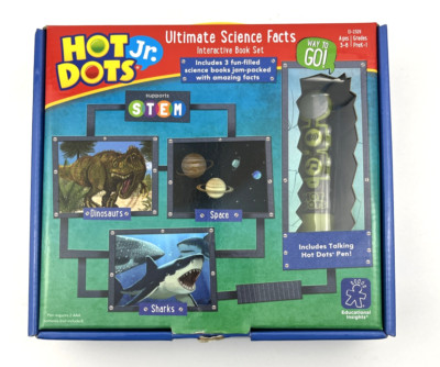 Hot Dots Jr. Ultimate Science Facts Interactive Book Set With Pen Ages 3-6