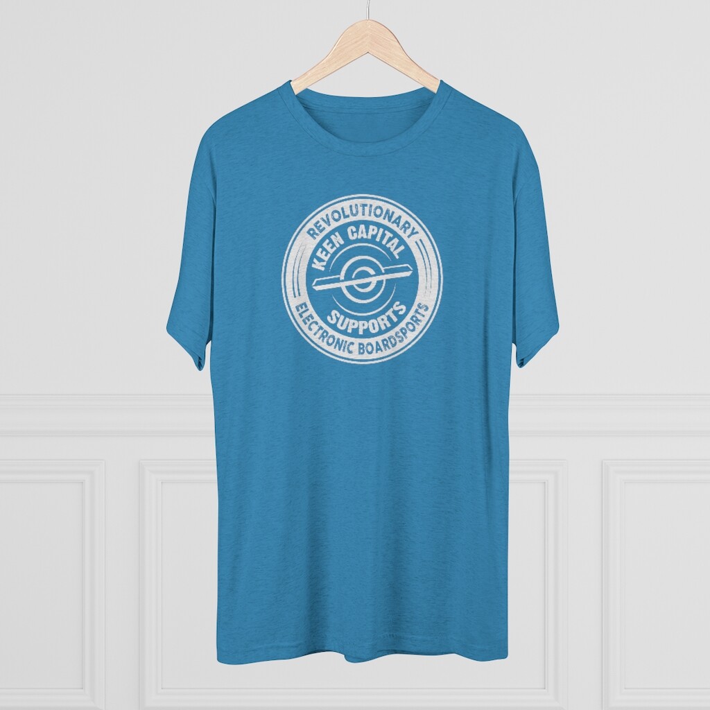 T shirt Keen Supports Onewheeling Tri Blend Crew
