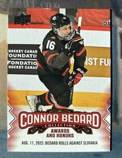 2023-24 Upper Deck #27 SP Connor Bedard Collection Awards and Honors SP!