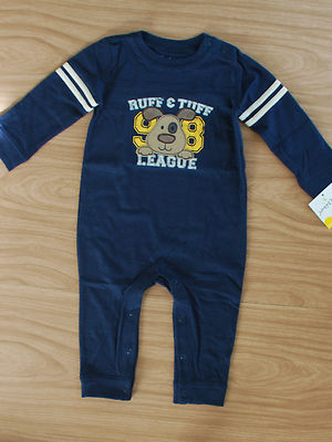 ~NEU~USA~Spieler~62-68~Jumping Beans~Einteiler~Strampler~Overall~Hund~Jumper~boy