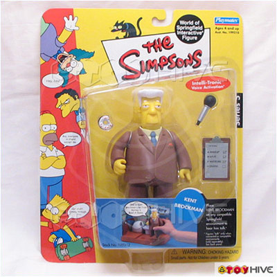 The Simpsons - Kent Brockman - series 5 World of Springfield