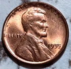 1955 P Philadelphia Lincoln Wheat Penny Free S&H BIN542