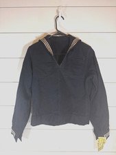 Vintage U.S. Navy Sailor Uniform Jumper Naval Clothing Factory Wool Middy Top