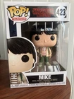Funko Pop TV Stranger Things Mike w/ Walkie Talkie #423 Vinyl Figure + Protector