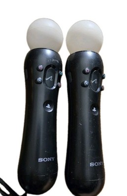 Sony Playstation Motion Controller 2 Pack CECH-ZCM1U PS3 PS4 PSVR VR Set UNTESTE