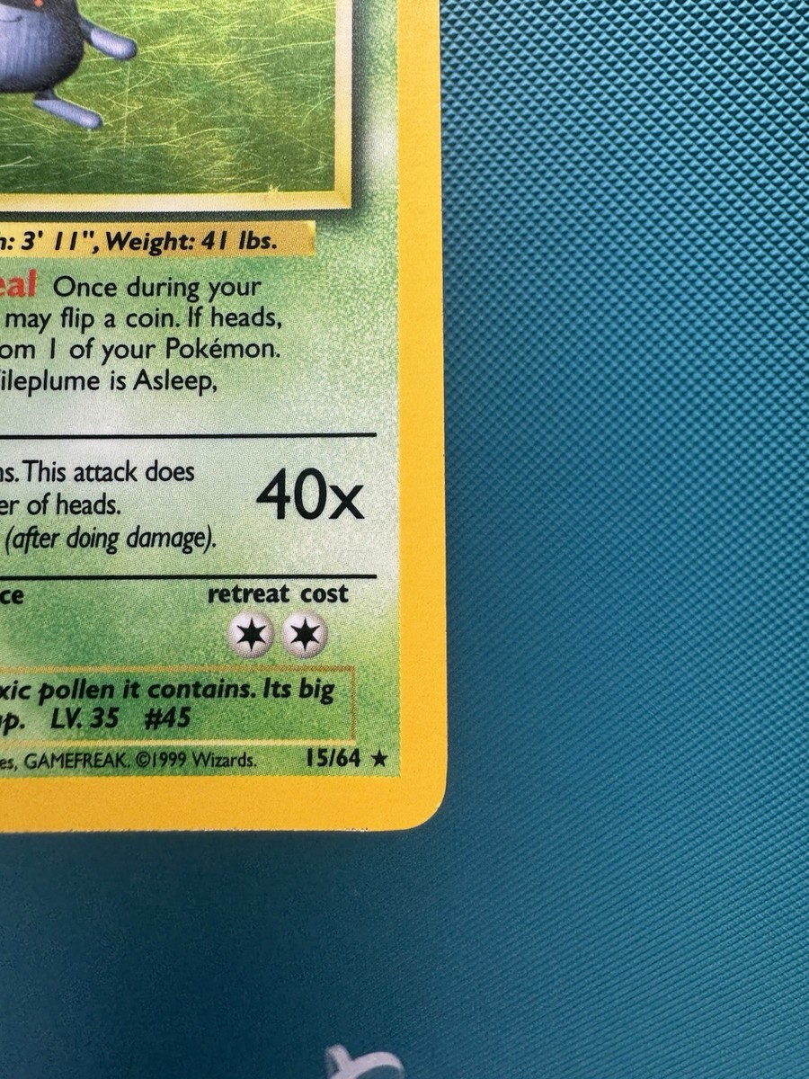 Vileplume 15/64 Jungle *NO SET SYMBOL* Holo - WotC Error - MP | eBay