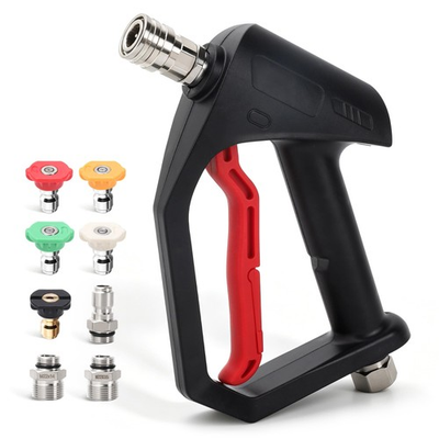 #ad Short Pressure Washer with Swivel 4350 PSI Power Washer Trigger 3 8quot; Quick... $33.64