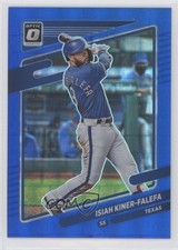 2021 Panini Donruss Optic Blue Pandora Prizm 60/99 Isiah Kiner-Falefa #116 6f8