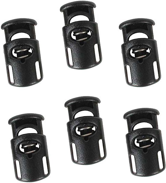 Шнуровые замки Liberty Mountain Round - Posi Grip - Черный 1/8 Прочный, тонкий дизайн