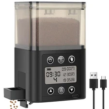 Smart Automatic Fish Feeder for Aquarium - [2025 Upgraded] 320ml Large Capaci...