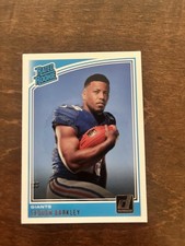 2018 Panini Donruss Rated Rookie Saquon Barkley #306 New York Giants NFL Card. rookie card picture