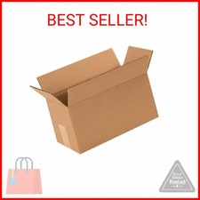 BOX USA Shipping Boxes Long 12"L x 6"W x 5"H 25-Pack - Corrugated Cardboard Box